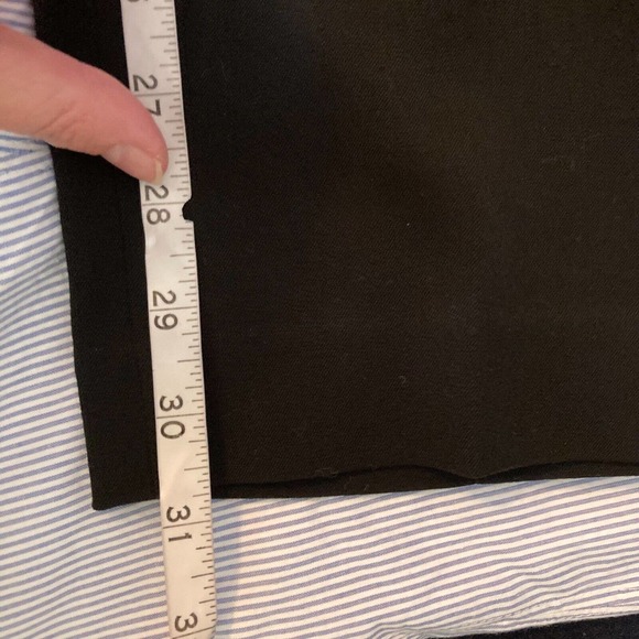 Rafaella Pants Womens Sz 12P Petite Black Curvy Fit Slim Dress Stretch Pockets - Picture 6 of 9